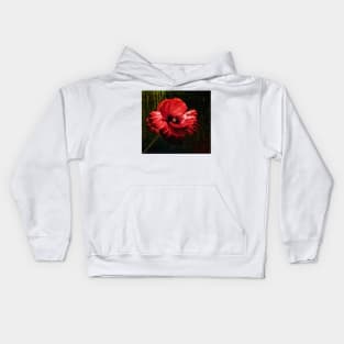 Poppy Flower Kids Hoodie